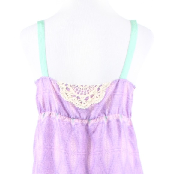 Feather Bone purple silk dress S - Picture 8 of 8